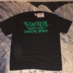 Custom heat transfer Christian design size XL